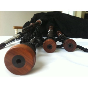 McCallum Folk Pipes - engraved ferrules